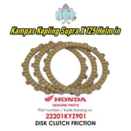 Supra X 125 Helm In Clutch Plate, Original AHM Friction Clutch Disc - 22201KYZ901