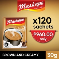 Maskape Brown And Creamy 3 In 1 Coffee 30g (120 pcs)