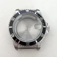 40MM Watch Case Aluminum Bezel Sapphire Magnifier Accessories for 8215/8200/8205/2813 Movement