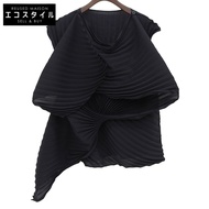 三宅一生 (Issey Miyake)，成色極佳，3D立體無袖上衣，女款，黑色，2碼，IM43FJ159