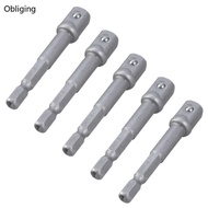 BLING 5Pcs Drill Socket Adapter Impact Drill Extension Drill Bit Bar Socket Adapter
