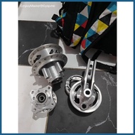 ⚕ ☂ ∭ DTD Small Resize hub front & rear lighten drum brake & brakeless wave raider xrm nice rs smas