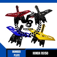 HONDA RS150 ADJUSTABLE NUMBER PLATE HOLDER