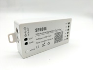 ตัวควบคุม LED Wi-Fi Art-Net SP801Eแถบไฟ LED เมทริกซ์ WS2811 WS2812B แผงควบคุมไร้สาย IOS Android DC5-