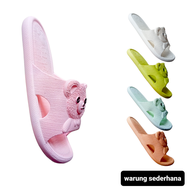sandal slop beruang sandal karet jelly beruang