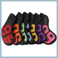 A4(WPSJ) Golf Iron Club Head Cover Protector Simple Sand Wedge Golf Club Iron Headcover Number Print
