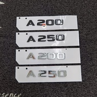 Mercedes Benz AMG Logo AMG Emblem A180 A200 A250 Silver Gloss Black Logoauto parts Car decoration