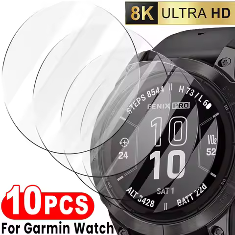 Tempered Glass For Garmin Fenix 8 7 6 5 X S Pro Sapphire Screen Protector Anti-Scratch Film For Feni