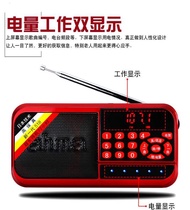 AIWA 518 Radio Rechargeable Dual Battery Card Slot Digital Song Selection Soundbox Desktop Audio Pla