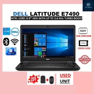 DELL LATITUDE E7490 (INTEL CORE i5 8th / i7 8TH GEN) 32GB RAM / 512GB SSD 14"FHD WVA (1920 x 1080)