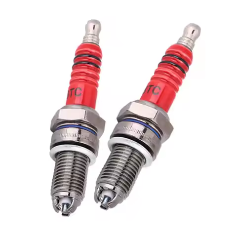 1/2Pcs Racing Spark Plug 3 Triple Electrode A7TC D8TC For GY6 CG 50 70 110 125 150CC Motorcycle Atv 