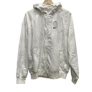 NIKE Blouson Jacket gray Zip-up black Long sleeves White Direct from Japan Secondhand