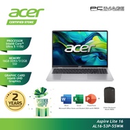 ACER ASPIRE LITE 16 AL16-53P-55WM/CORE ULTRA 5 115U/16GB D5/512GB G4/UHD/16" WUXGA/W11H/HOME24/2YW/P