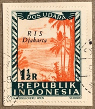 PW528-PERANGKO PRANGKO INDONESIA WINA POS UDARA REPUBLIK ,USED