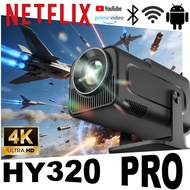 HY320 Pro Projector  Android 13.0 WiFi Portable Projector  1080p  Mini Portable Projector  Can Cast 