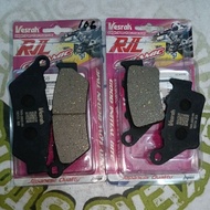 VESRAH BRAKE PAD ROYAL ENFIELD CONTINENTAL TWIN GT650 / INTERCEPTOR 650  (2022-2025)