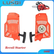 LUSQI Mudah Tarik Recoil Starter G3800 Petrol Chainsaw Bahagian Pembaikan Enjin Untuk Gergaji Rantai