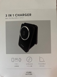 3 in 1 magsafe charger iphone apple watch airpods 叉電器 叉電 充電器