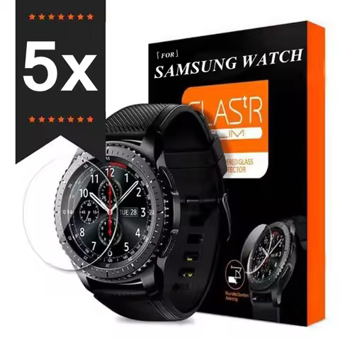 For Galaxy Watch Active 2 3 4 6 Classic 5 Pro Tempered Glass Screen Protector for Samsung Gear S2 S3