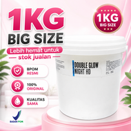 JUMBO 1 KG | CREAM GEL DOUBLE GLOW NIGHT HD | Krim Pelicin Night Viral | 4 Bahan Aktif Premium Whit