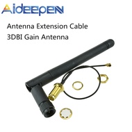 Aideepen เสาอากาศ2.4GHz SMA บลูทูธไร้สาย IPX สำหรับ ESP8266 NRF24L01 + PA CC2500