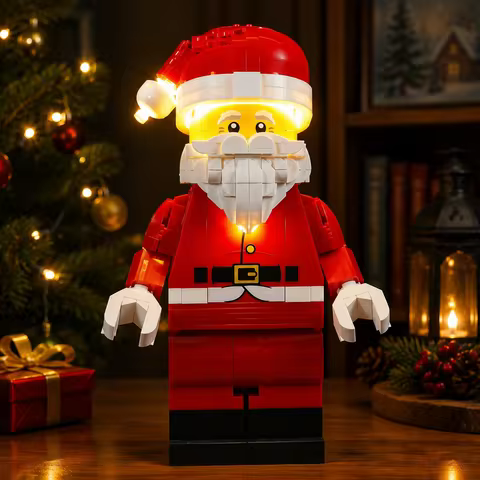 HPROSPER 5V LED Light (No Model) for Lego 40820 Large Santa Claus Minifigure Decorative Lamp With Ba