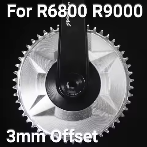 PASS QUEST AERO Chainring 110 BCD For Shimano Ultegra 6800 Dura Ace R9000 2x offset 3mm 4 Bolt 50 34