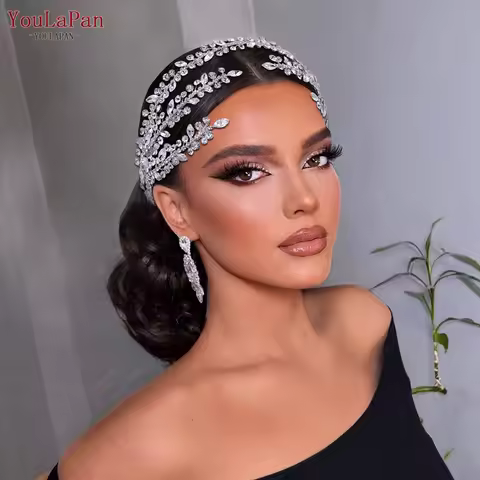 YouLaPan HP496 Rhinestone Bridal Headband Bohemian Bridal Hair Accessories Woman Headpiece Wedding H