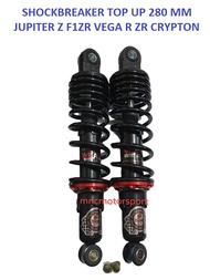 SHOCK SHOK BREAKER WEALTH 280 MM HITAM JUPITER Z F1ZR VEGA ZR CRYPTON MODEL YSS