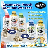 POODEE Rich Co Fresh Goat Milk Pet Milk Lactose Free Easy Digest Cat Milk Drink