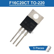 5pcs F16C20CT TO-220 F16C 20CT TO220 16A/200V Fast Recovery Rectifier Diode New Original IC