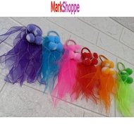 1PC Diwata Ponytail Scrunchies Bow Scarf Hair Ropes Ties for Girls