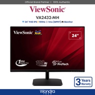Viewsonic VA2432-MH | 24" FHD | 1ms (MPRT) | 100Hz | IPS Monitor