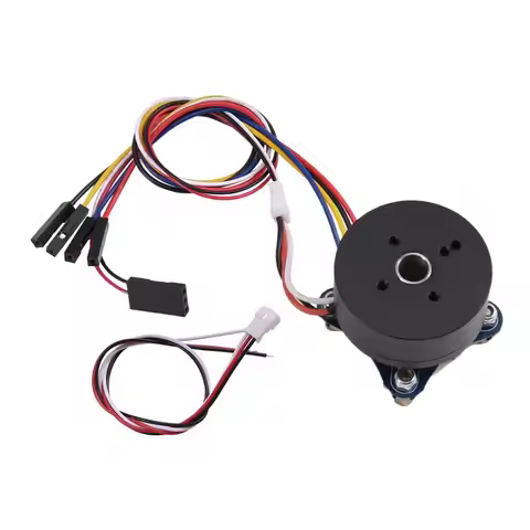 【Ship Within Outer Rotor With AS5600 Magnetic Encoder Hall Sensor 2804 Hollow Shaft Brushless DC Mot