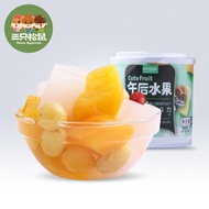 Three Squirrels Afternoon Fruits _ Assorted Fruits Canned Food 00g/Can Fresh Yellow Peach Coconut Fr