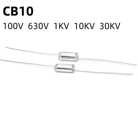 polystyrene capacitance CB10 100V 630V 1KV 10KV 30KV 3PF-3000PF