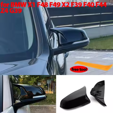 High Quality Mirror Cover M Style Car Side Rearview Mirror Cover Cap Trim ForBMW X1 F48 X2 F39 F40 F
