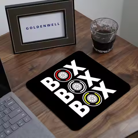 Anime Mouse Pad Box Box Box F1 Tyre Compound White Text Gaming Laptop Pc Gamer Girl Rubber Mat Compu