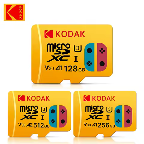 KODAK Micro SD Memory Card 128GB 256GB 512GB A2 UP TO 100MB/s Class10 U3 microsd TF Card 4K HD for G
