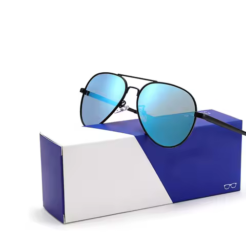 Aviator Sunglasses for Women Men Retro Women's Sunglasses Mirror Lens for Shopping Traveling Drivein