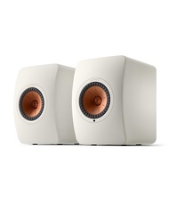 LS50 Wireless II Powered Bookshelf Speakers - Pair (Mineral White) KEF LS50 Wireless II Powered Book