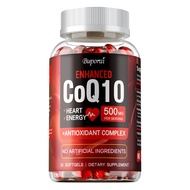 High Absorption CoQ10 500MG - Co Q 10 Supplement 120 Capsules for Heart Health & Energy Production -