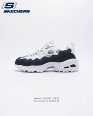 สเกชเชอร์ Skechers MH2 Panda Series Womens Dad Sneakers Authentic Streetwear Elevated Comfort ผู้หญิง Clunky Dad Shoes รองเท้าวิ่ง รองเท้าเทรนนิ่ง รองเท้าวิ่งเทรล รองเท้าผ้าใบสีดำ