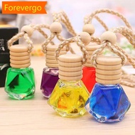 【Forever】 7ml Car Hanging Bottles Perfume Aromatherapy Refillable Air Freshener Diffuser Oil Fragran