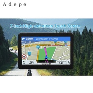 [Adepe] GPS Navigator 7 Inch Truck Car Navigation Device Lane Guidance FM Transmitter for Vehicle Ro