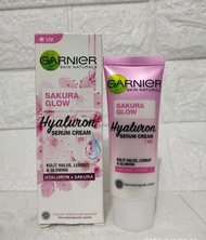 Krim Wajah Garnier Sakura Glow Hyaluron Serum Day Cream Night Cream UV SPF 30 PA++ 20 gr / Garnier Sakura White Cream / Garnier Krim Siang Krim Malam