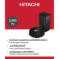Hitachi ฮิตาชิ เครื่องดูดฝุ่นหุ่นยนต์ รุ่น RV-X20DP BKCG สีดำ & ทองแชมเปญ