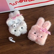 Miffy Rabbit Furry Fluffy Earphone Case For Airpods Pro2 Pro 4 3 2 1 Cover for Airpod 4 3 2 1 Pro2