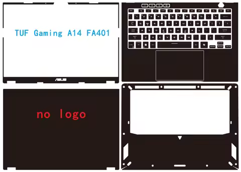 For Asus TUF Gaming A14 A15 A16 A17 F15 F17 FA401 FX507 2025 2024 2023 2022 2021 Full Body Laptop Vi
