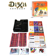 Dixit (ดิกซิต) เป็นเกมบอร์ดสำหรับผู้เล่น 3-6 คน โดยผู้เล่นจะต้องให้คำใบ้และทายรูปภาพตามคำใบ้นั้น